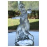 11) Signed Lalique France "Deux Danseus" Sculpture. - Asking Price: $525