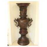 16) Antique 3 Pcs Brass Urn - Asking Price: $4,500