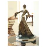 17) DEMETRE H. CHIPARUS (Rumanian, 1896-1947) An original gilt and polychrome bronze - Price: $1600 
