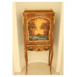 31) Antique Hand Painted and Gilded French Cabinet – Asking Price: $1,950