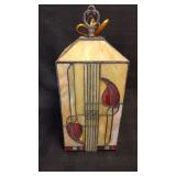 Stained glass light fixture
