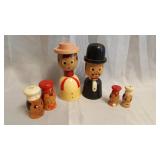 Vintage Wooden Shakers