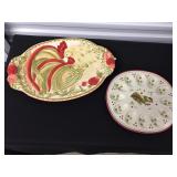 Royal Doulton Chanticlair Platter & Egg Plate