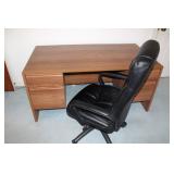 Desk and office chair