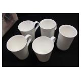 white cups