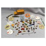 pins and buttons