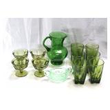 Green glassware