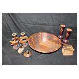 Wooden Bowl and Decor