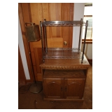 End table & wire rack
