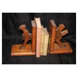 Vintage books and bookends