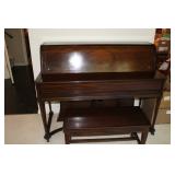 antique Winter & Co Upright Piano