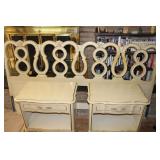 Thomasville headboard and nightstands