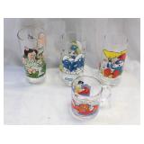 Vintage Smurf glasses