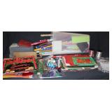 wrapping paper and totes