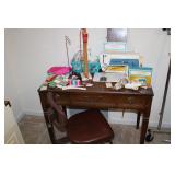 sewing table and Singer Touch n Sew