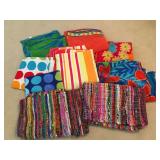 Beach towels and rugs