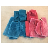 Pink & Teal Bath Sets