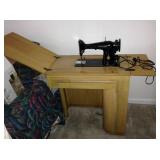 201 Singer 1951 sewing machine and table