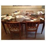 Thomasville dining table with chairs