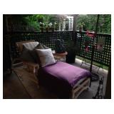 Lots of patio decor - all weather outdoor wicker chaise lounge 