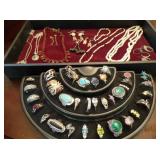 This is just  a FRACTION of the jewelry that will be for sale. Still need to sort it all!! 