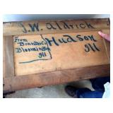 Signature underneath marble
