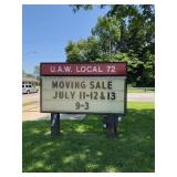 LOCAL 72 MOVING SALE