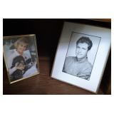 Doris Day and Mel Gibson autographed photos