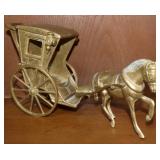 Brass Horse and Buggy