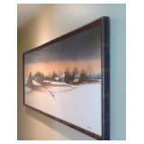 Framed watercolor 8