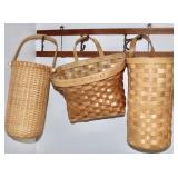 Large selection of baskets.