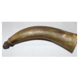 Powder horn.