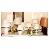 Assorted lamps.