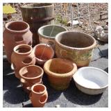 Lots of flower pots!