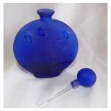 Cobalt Blue Pewrfume Bottle