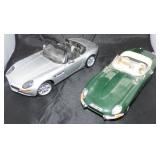 Vintage Model Cars - BMW & Jaguar