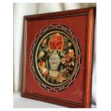 Framed Chinese embroidery