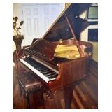 STUNNING baby grand piano