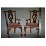 2 Chippendale Chairs 