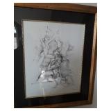 Signed Pencil Sketch by R. Goolsby (2 Of 2)