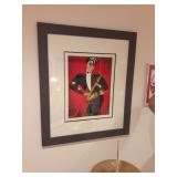 Saxophone Player Signed Print by Rob Morris