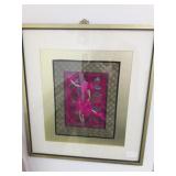 Two Flowers Mixed Media