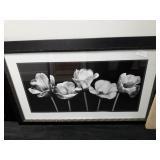 Five Flowers Framed Print
