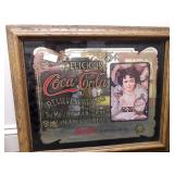 Coca Cola Framed Sign
