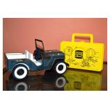 Vintage Tonka Jeep and Burger King Lunch Box
