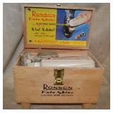 Vintage Ronson Roto-Shine Shoe Polishing Kit