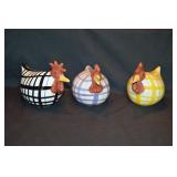 Ceramic Chickens