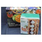 Fondue Set and Spice Rack