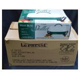 Food Press and 12 inch Electric Skillet