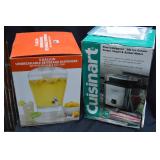 Beverage Dispenser and Cuisinart Ice Cream Maker